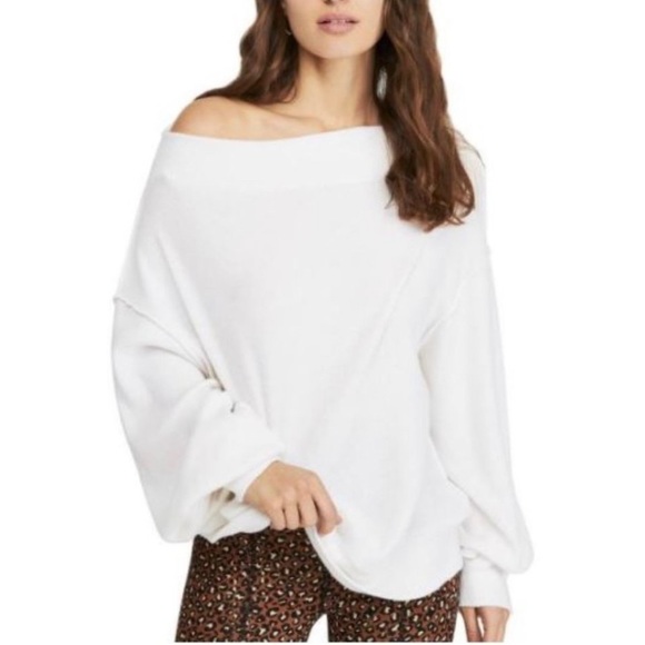 Cozy free people off the shoulder sweater! - Picture 1 of 2
